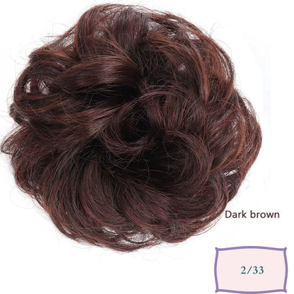 Messy Bun Hair Scrunchie – Synthetic Chignon Updo Hairpiece