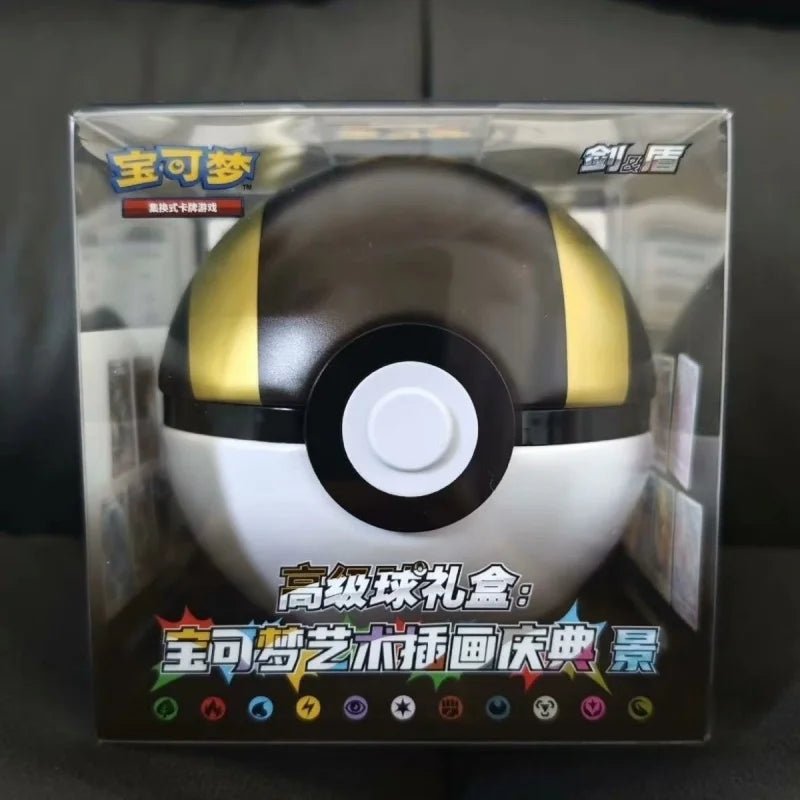 Pokemon Poke Ball Replica – Premium Gift Box with PTCG Chinese Cards
