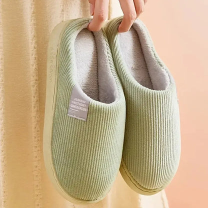Plush Indoor Slippers – Thick Soft Bottom Anti-Slip Winter House Shoes