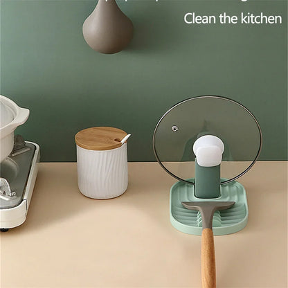 Silicone Spoon Rest & Utensil Holder – Kitchen Organizer
