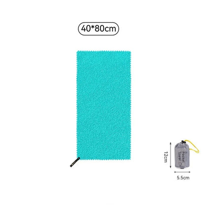Quick-Dry Microfiber Travel Towel – Camping, Gym & Sports