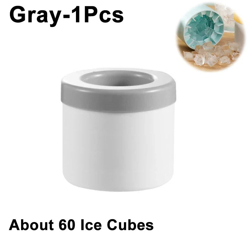 Silicone Ice Cube Tray – Flexible BPA-Free Mold, Multiple Grid Sizes