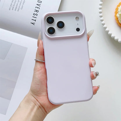 iPhone Case Matte Candy Color Liquid Silicone Shockproof Cover