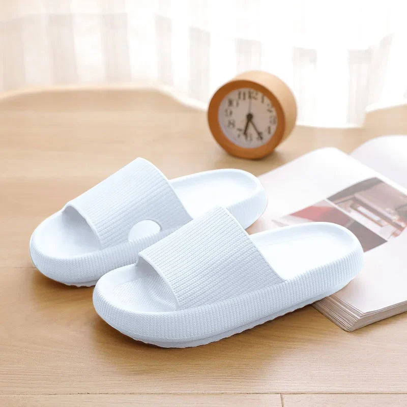 Thick Platform Cloud Slides – EVA Pillow Sole Slippers