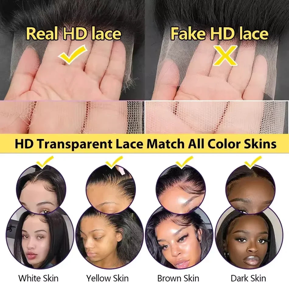 HD Lace Front Wig Human Hair | 13x4 13x6 5x5 Glueless | Up to 40 Inches