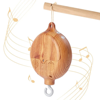 Baby Crib Music Box Mobile – Rotating Arm with Hanging Rattles