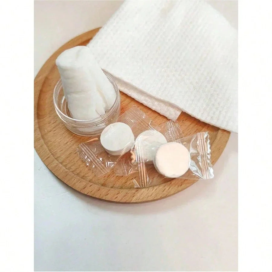 Compressed Disposable Face Towels – Portable Coin Tablets 10/50pcs