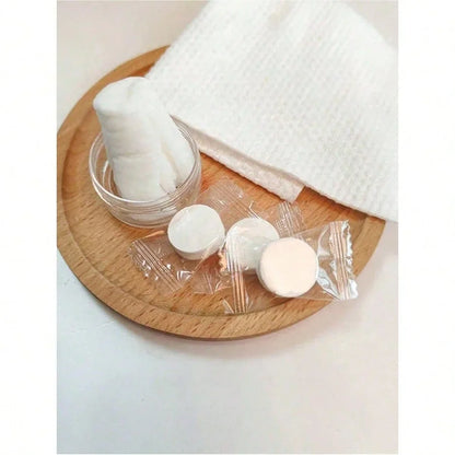Compressed Disposable Face Towels – Portable Coin Tablets 10/50pcs