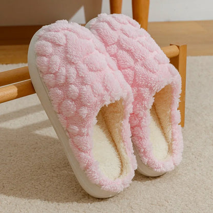 Fluffy Plush Slippers Non-Slip House Shoes for Men and Women