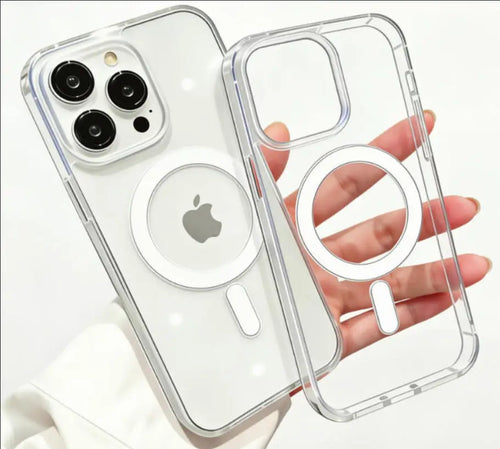 MagSafe Clear iPhone Case – Magnetic Transparent Wireless Charging Cover