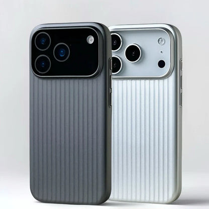MagSafe iPhone Case – Plating Stripe Shockproof Cover for iPhone 14–18