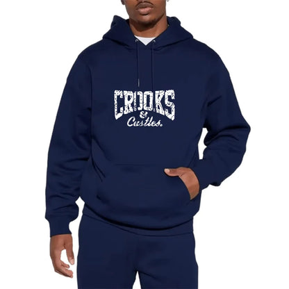 Letter Print Hoodie Casual Streetwear Fleece Pullover