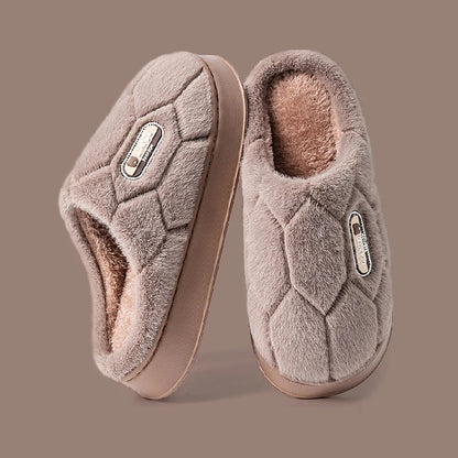 Warm Winter Slippers – Unisex Plush Non-Slip Indoor House Shoes