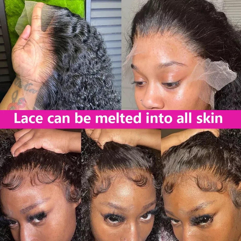 Deep Wave Bob Wig Human Hair Lace Front – 13x4 & 4x4 Transparent Lace