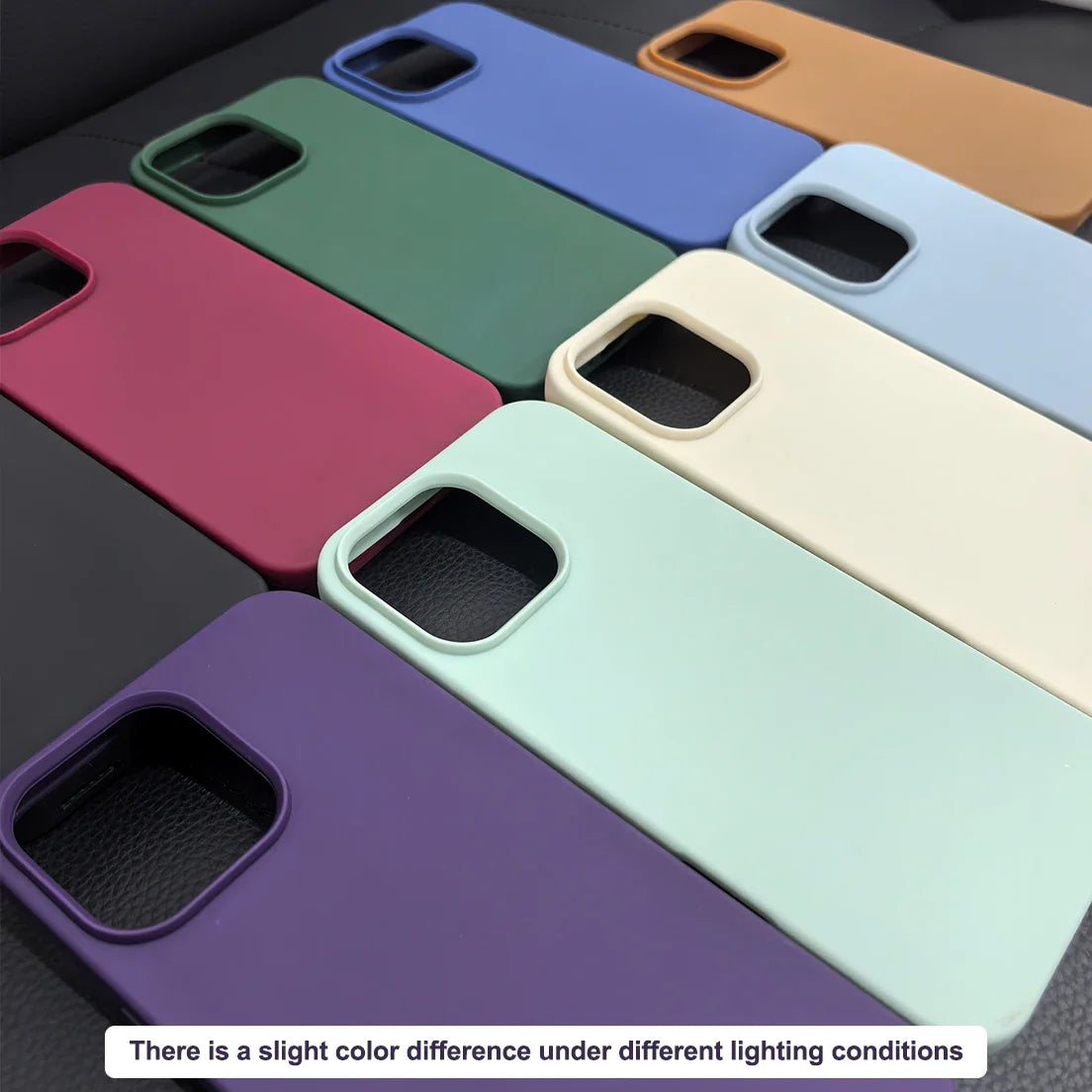Shockproof Slim iPhone Case – Solid Color ABS Cover