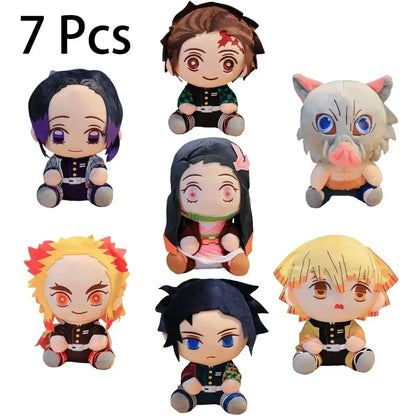 Demon Slayer Plush Dolls – 20cm Kimetsu No Yaiba Stuffed Figures