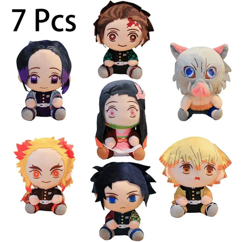Demon Slayer Plush Dolls – 20cm Kimetsu No Yaiba Stuffed Figures