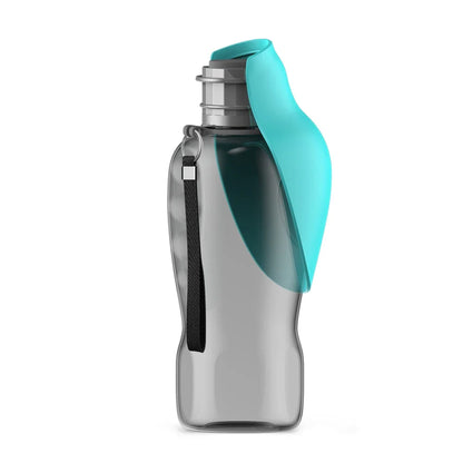 Portable Dog Water Bottle with Foldable Drinking Bowl