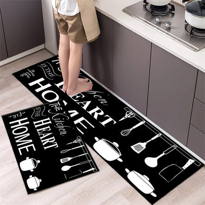 Non-Slip Kitchen Floor Mat – Soft Washable Rug for Kitchen, Bedroom & Hallway