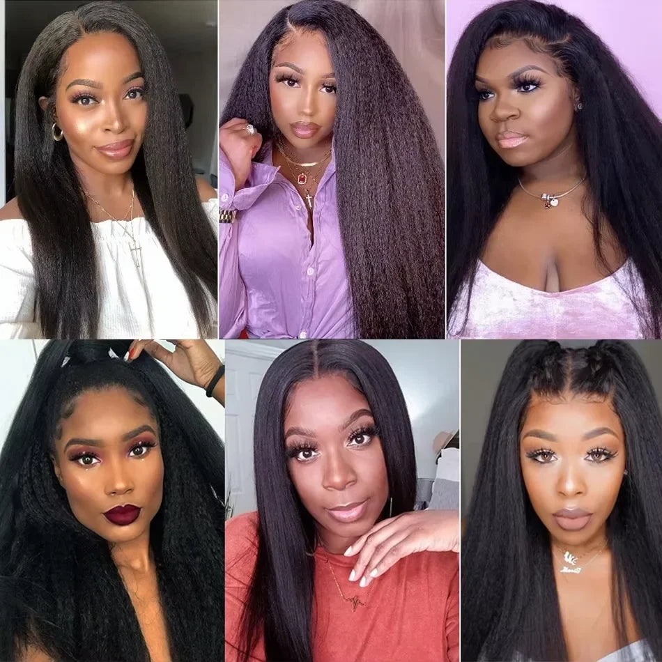 Kinky Straight Human Hair Bundles – Virgin Peruvian Remy Weave