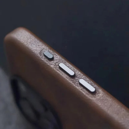Leather MagSafe iPhone Case – Retro Crazy Horse Texture