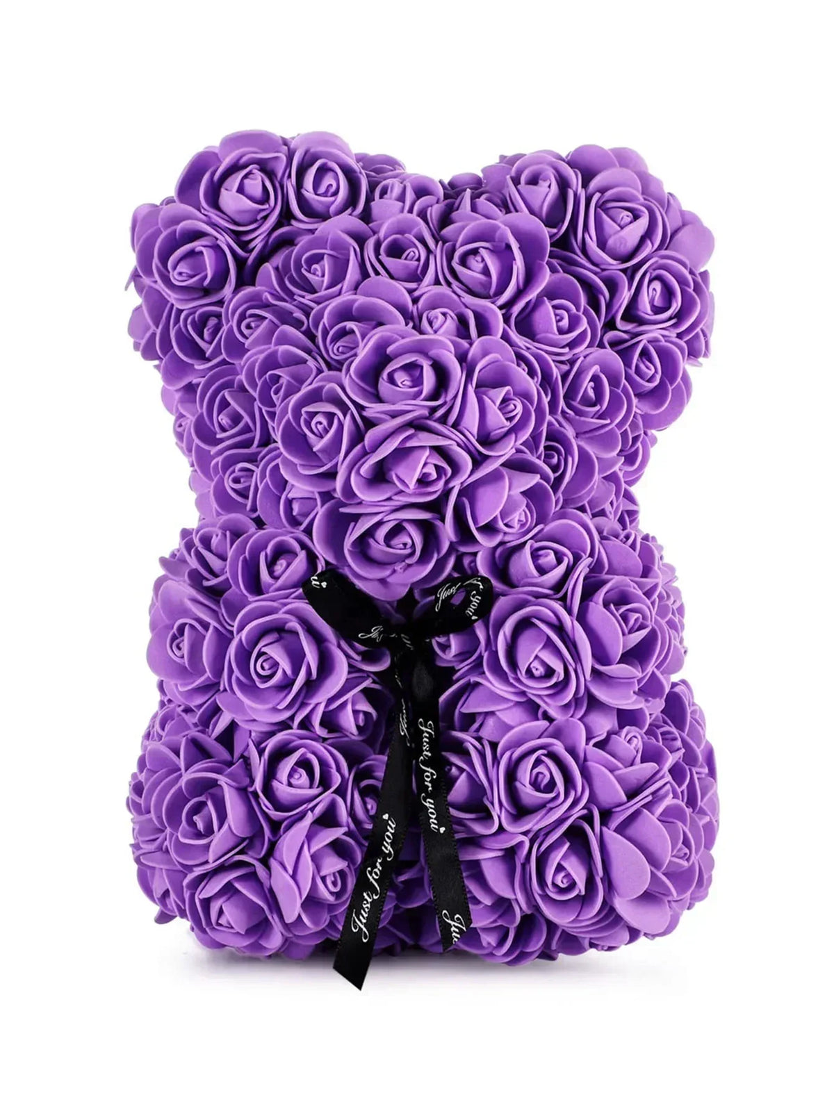 Rose Teddy Bear with LED Lights Artificial Flower Gift