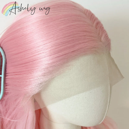 Straight Lace Front Wig – Long 26 Inch Synthetic Heat Resistant
