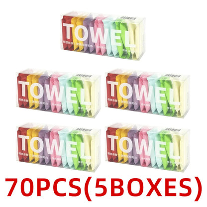 Compressed Travel Towel Set – Disposable, Soft & Multi-Purpose