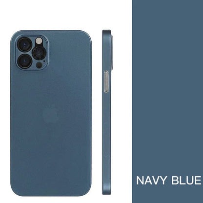 Ultra Thin Matte PP iPhone Case – iPhone 7 to 15 Series