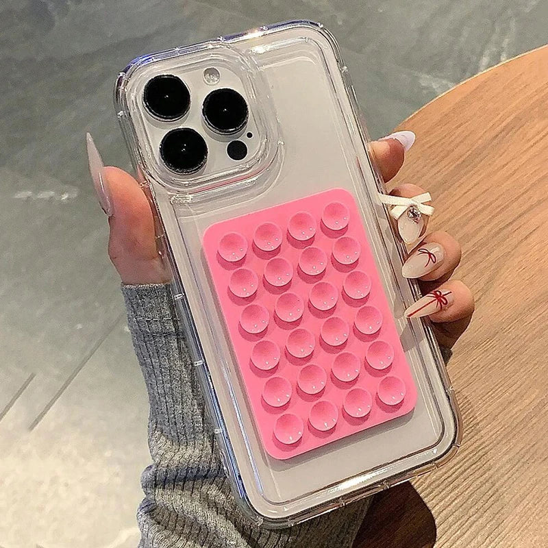 Transparent Airbag iPhone Case – 3D Suction Cup Drop Protection
