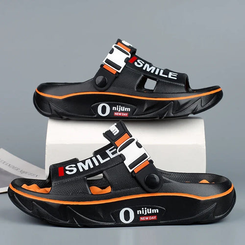 Men's Massage Slides – Soft Cushion Sandals for Indoor & Outdoor