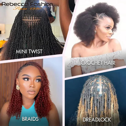 Afro Kinky Curly Bulk Human Hair for Braiding No Weft Remy