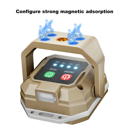 COB LED Rechargeable Work Light with Magnetic Base – Waterproof Inspection Lamp