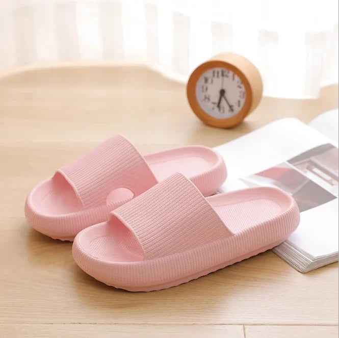 Thick Platform Cloud Slides – EVA Pillow Sole Slippers