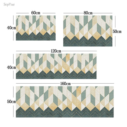Non-Slip Kitchen Floor Mat – Soft Washable Rug for Kitchen, Bedroom & Hallway