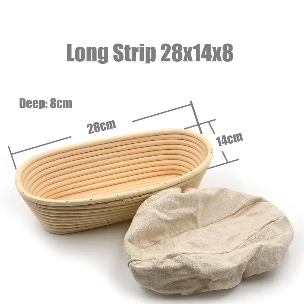 Banneton Bread Proofing Basket – Rattan Dough Proving Basket