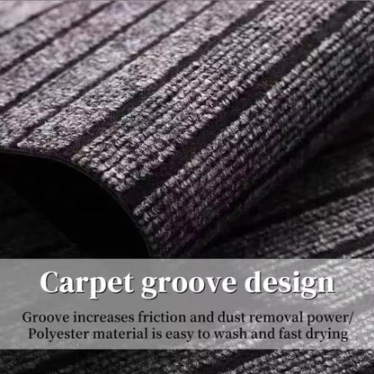 Striped Polyester Rug Runner – Kitchen & Hallway Floor Mat