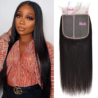 HD Lace Frontal Straight Brazilian Virgin Human Hair 13x4 13x6 4x4 5x5 6x6 2x6