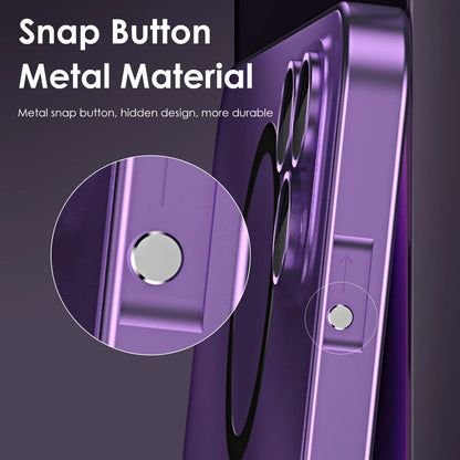 MagSafe iPhone Case – Aluminum Metal Frame with Lens Protection