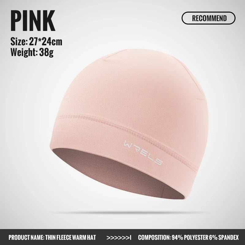 Wrels Thermal Running Beanie Hat – Lightweight Stretch Skull Cap for Sports