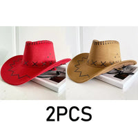 2PCS Red Golden