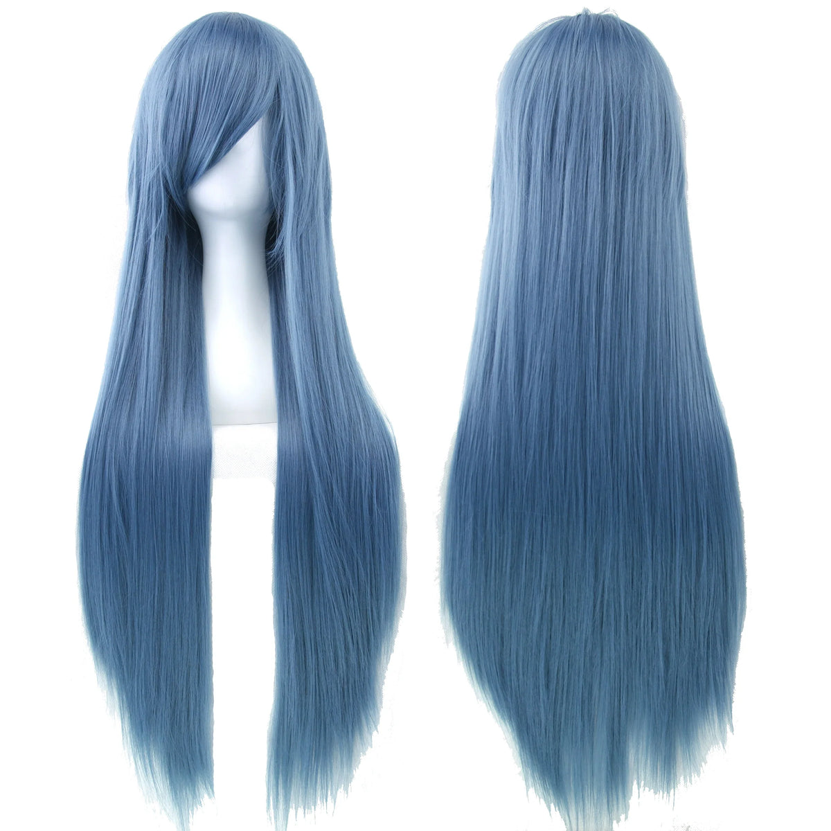 32 Inch Long Straight Synthetic Wig – Cosplay & Party, 36 Colors
