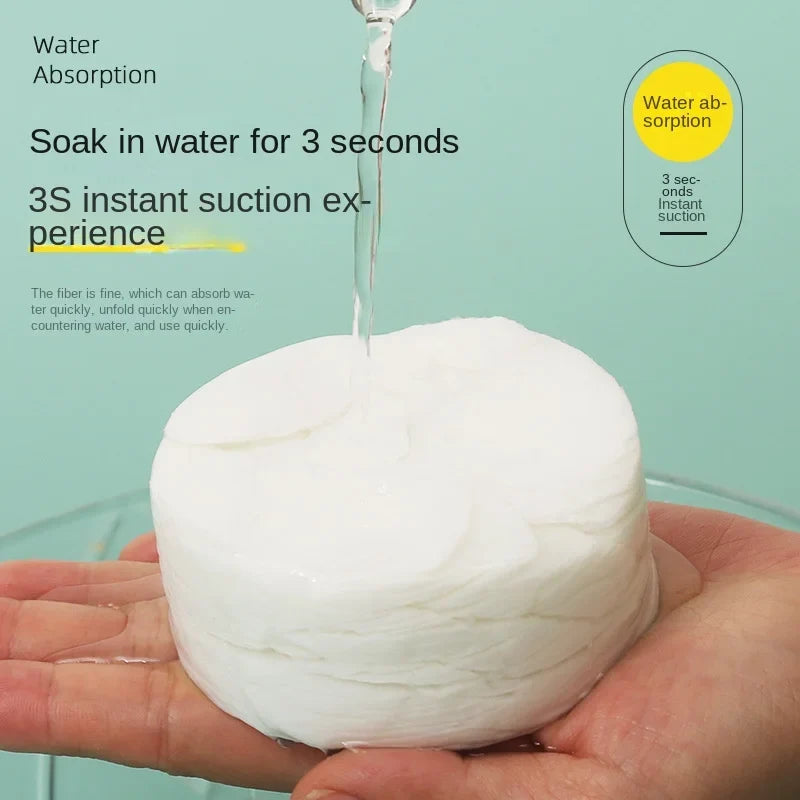 Compressed Disposable Bath Towel – Large Cotton Travel Towel