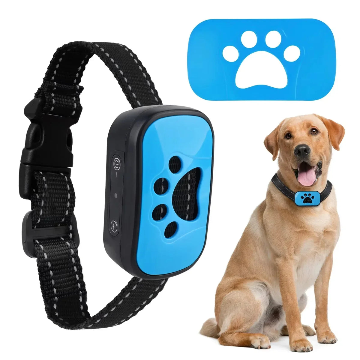 Anti-Bark Dog Training Collar – Ultrasonic, USB Rechargeable