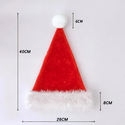 Christmas Knitted Santa Hat with Pom Pom – Adults & Kids