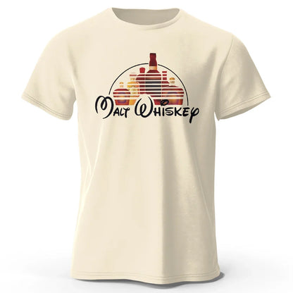 Malt Whiskey Graphic T Shirt Oversized Cotton Tee