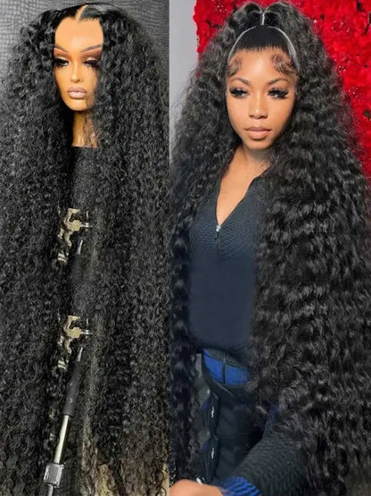 Jerry Curly Lace Front Wig Human Hair – 13x4 & 13x6 HD Transparent Lace