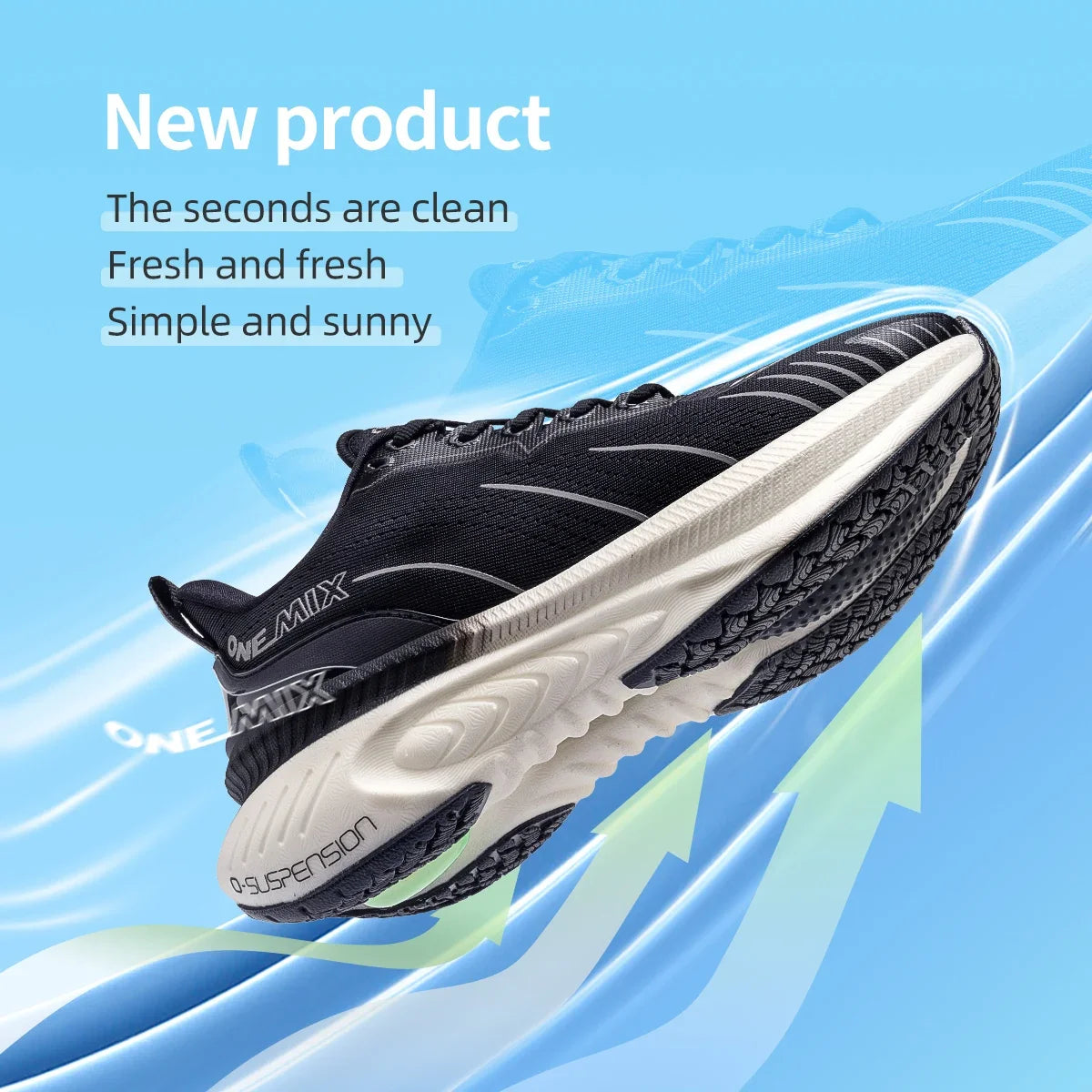 ONEMIX Cushioning Running Shoes – Stress Ball Midsole for Men & Women
