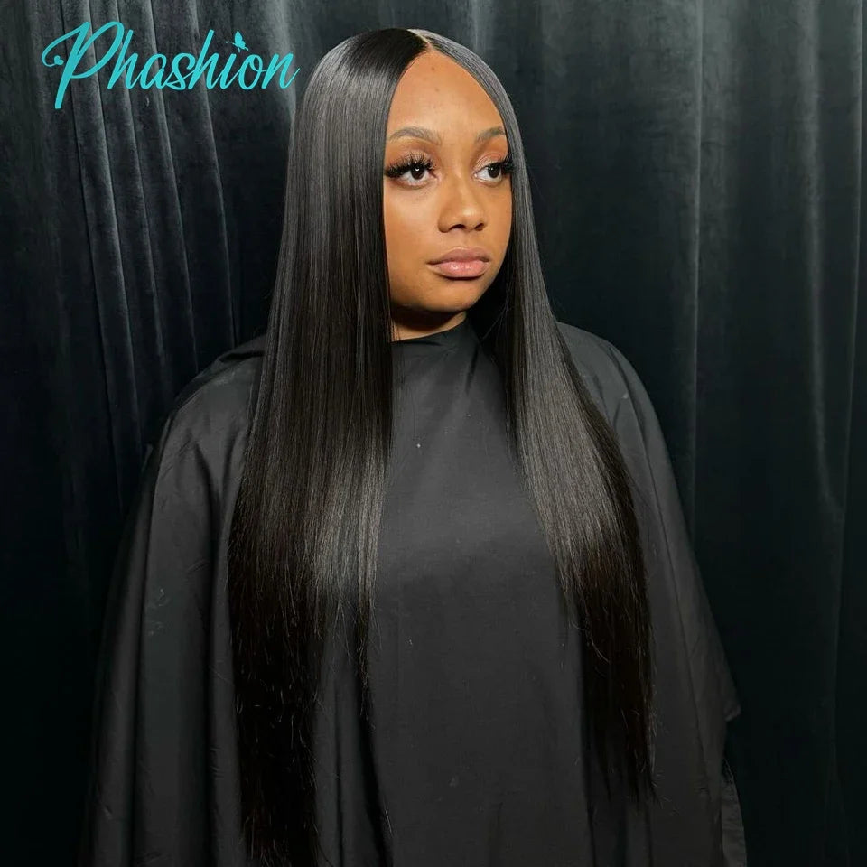 Straight Lace Closure 4x4 5x5 Pre-Plucked Swiss Transparent Human Hair