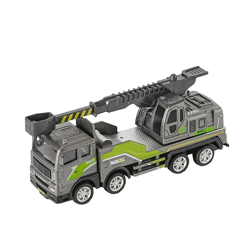 1:50 Scale Die-Cast Construction Vehicle Toy – Truck, Excavator, Crane & More